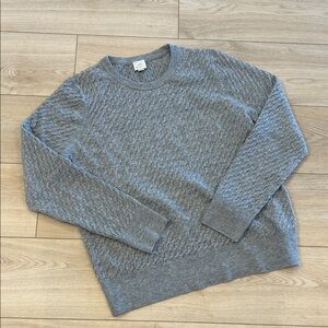 a new day Heather Gray Textured Sweater